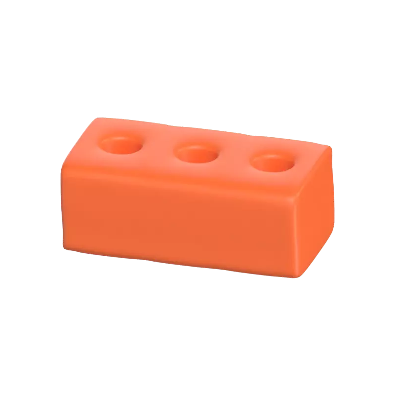 Brick 3D Graphic