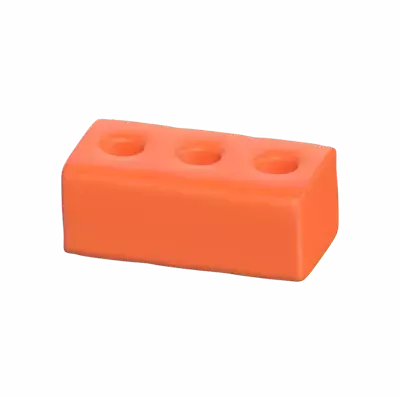 Brick 3D Graphic
