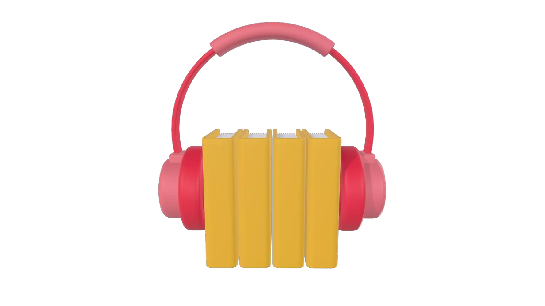 Audio Book 3D Graphic