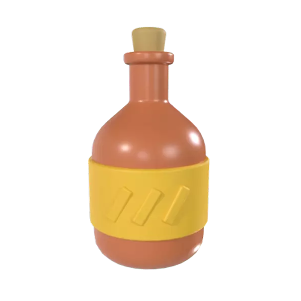 Soju Bottle 3d model--0ba284b6-9a99-44b8-92bf-9588a4cae3a0