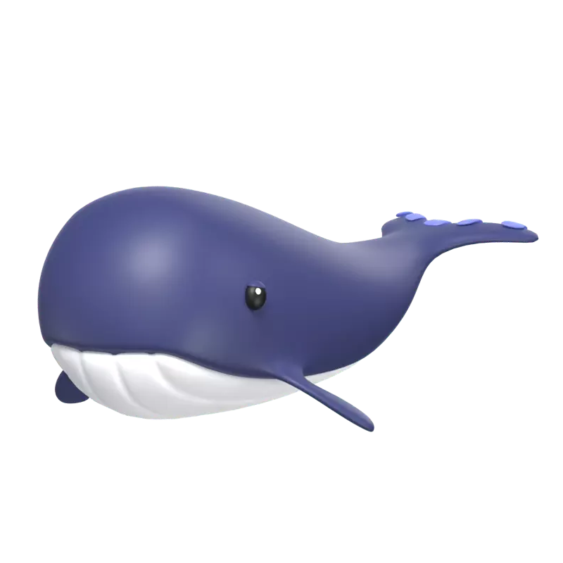 Bowhead Whale 3D Graphic