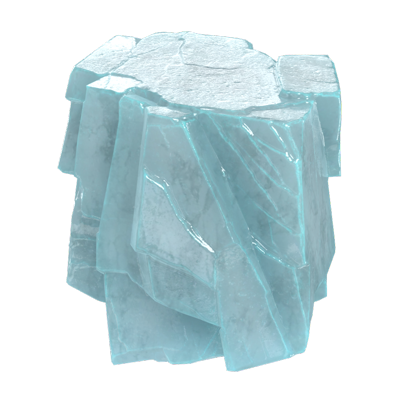 Big Ice Rock 3D Model For Glacial Environment 3D Graphic