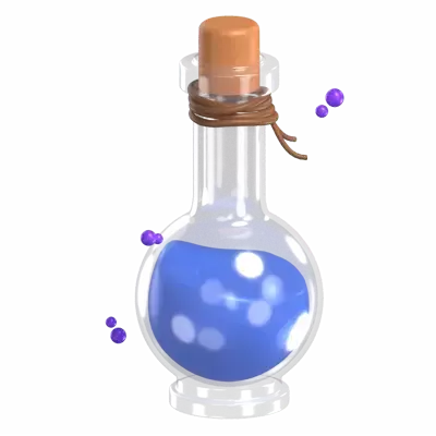 Potion Bottle 3d model--03a963b7-e28b-412e-a520-4c908d4ec7d5