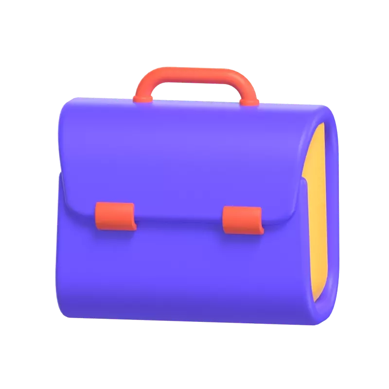 Briefcase 3D Graphic