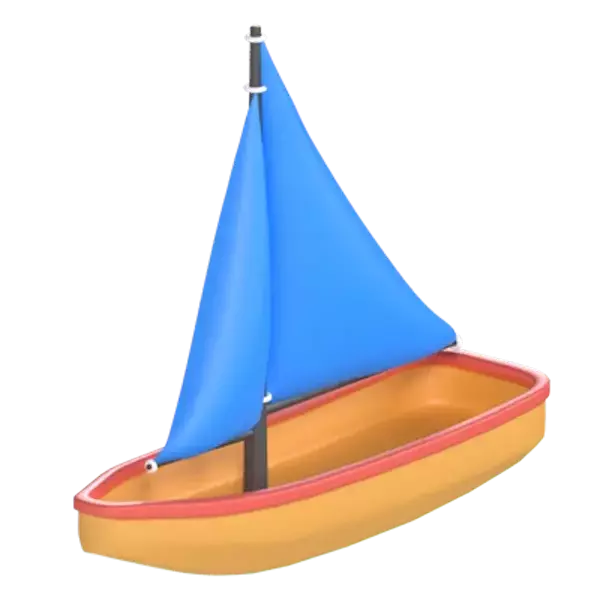 Sailing 3D Graphic