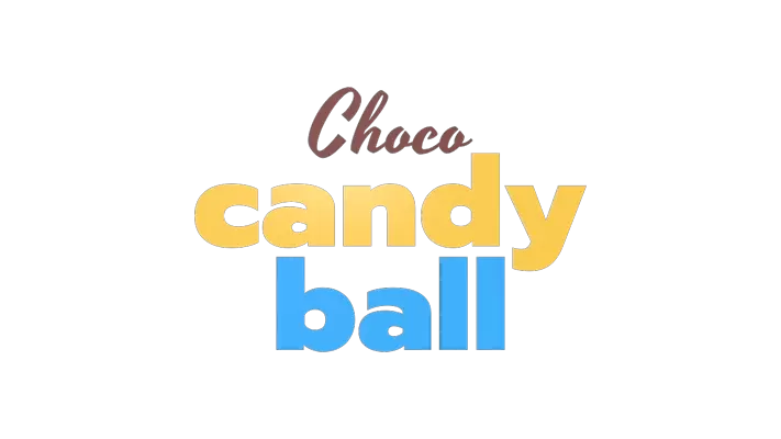 Choco Candy Ball 3D Graphic