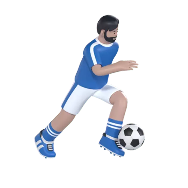 Soccer Player Running 3d model--c4c8207f-a76d-4db1-8e57-439dd7e5d2a9