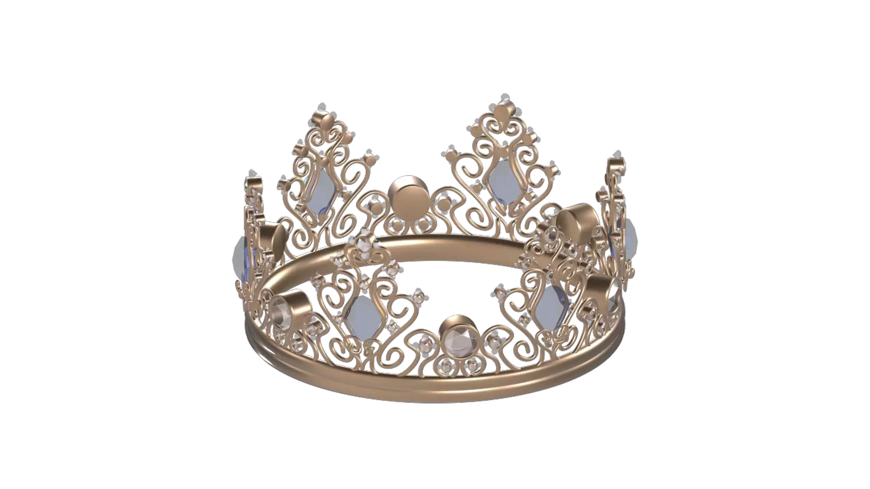 Luxury Tiara 3D Graphic