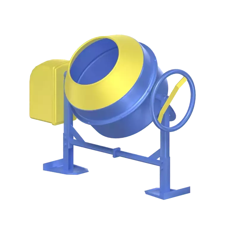 Soil Mixer 3D Graphic