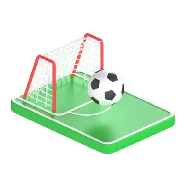 Fußball 3D Graphic