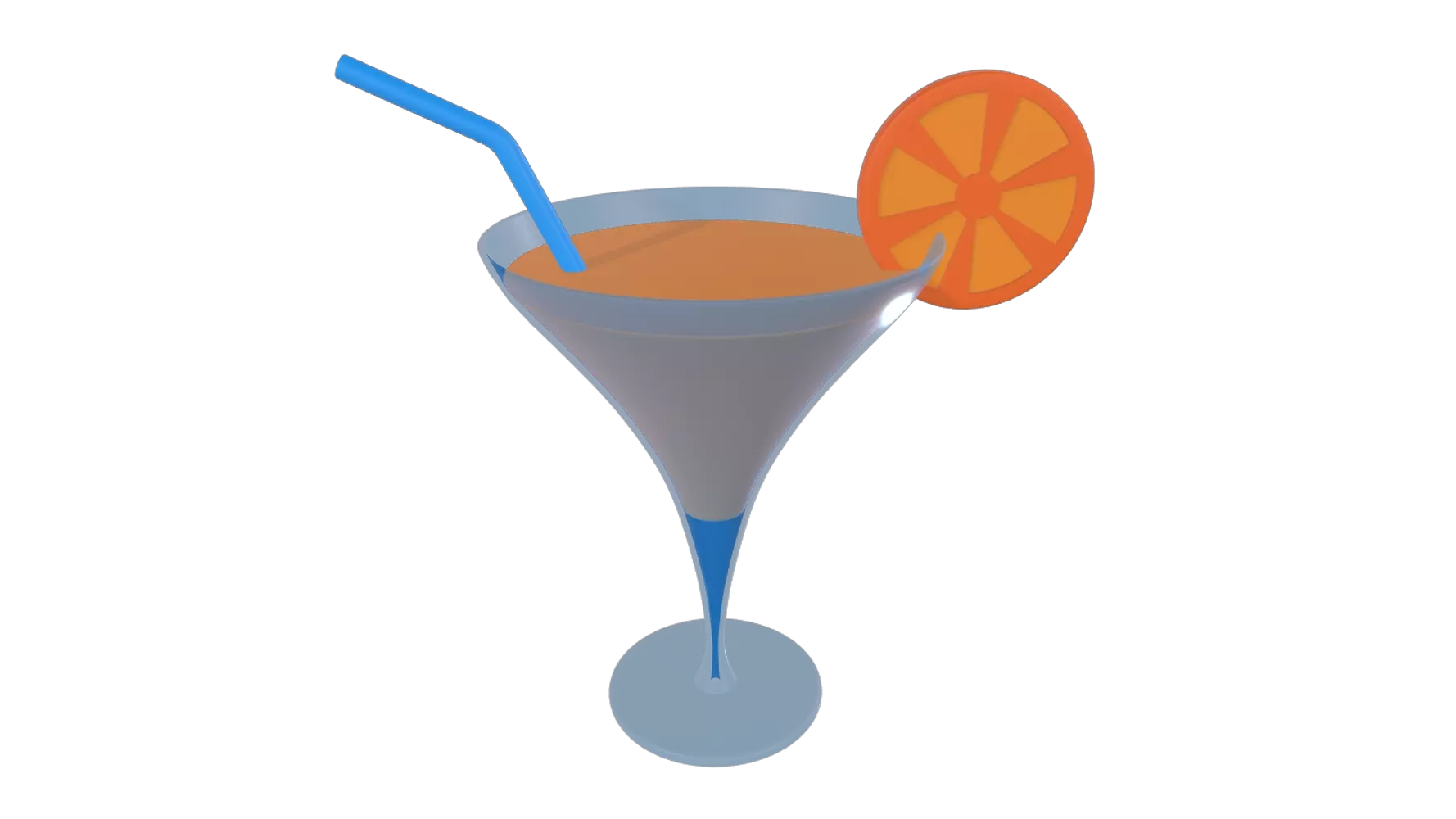 mocktail 3D Graphic