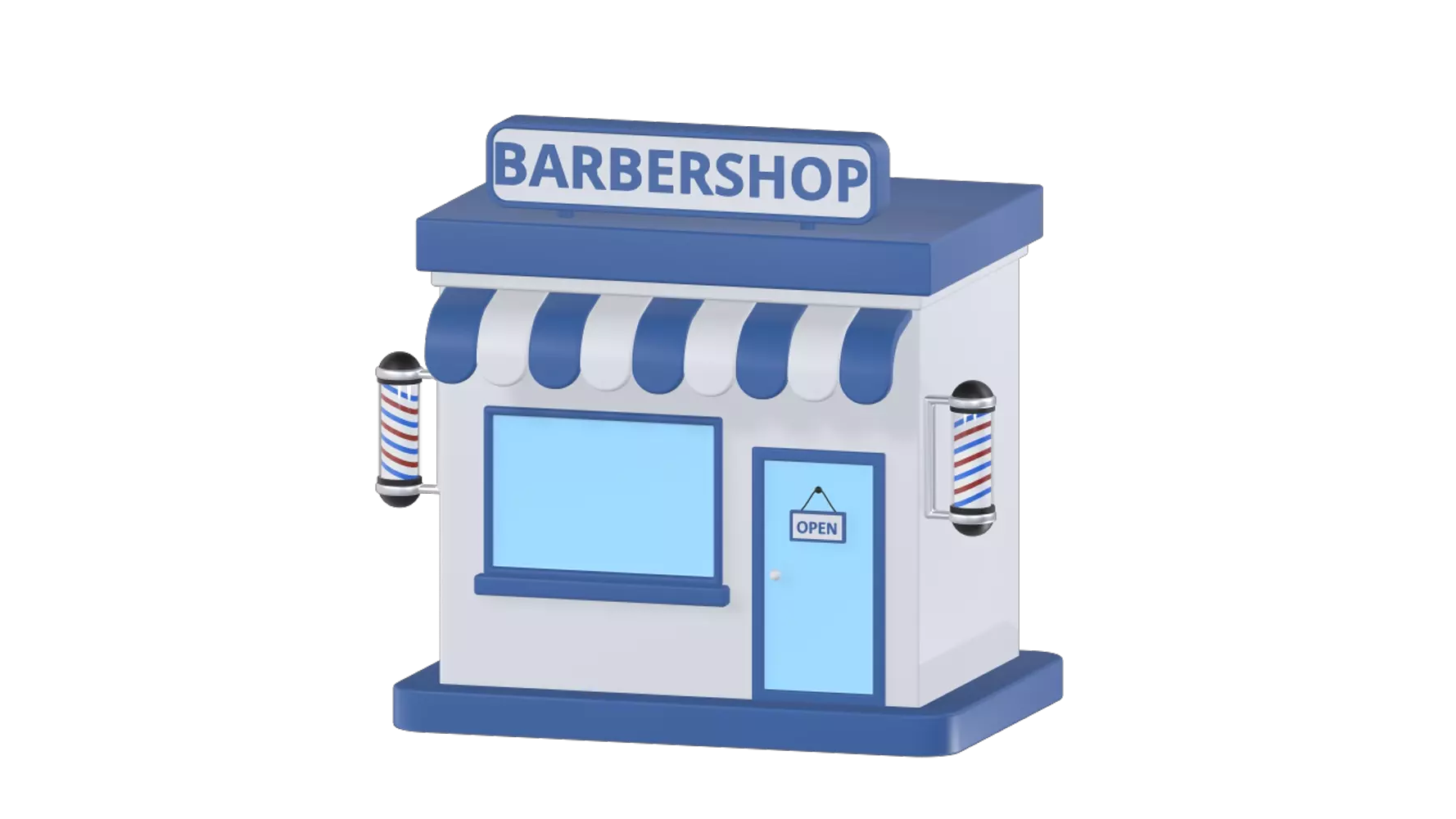 Barbershop 3d model--b55ff349-c45e-44a4-8408-1ce5224366fe