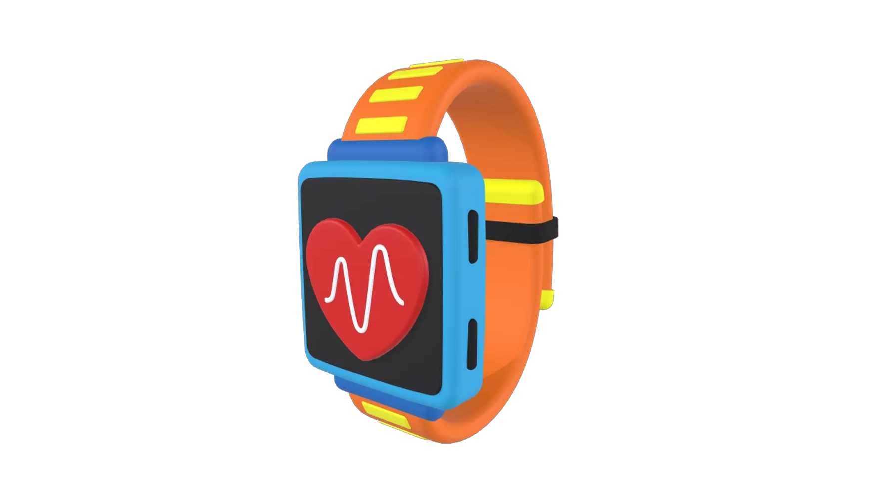 Fitness Watch 3D Graphic