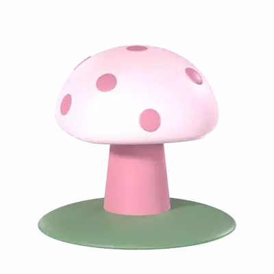 Mushroom 3d model--fe6a1be0-7ad6-46cd-807a-2d7dff85e4b6