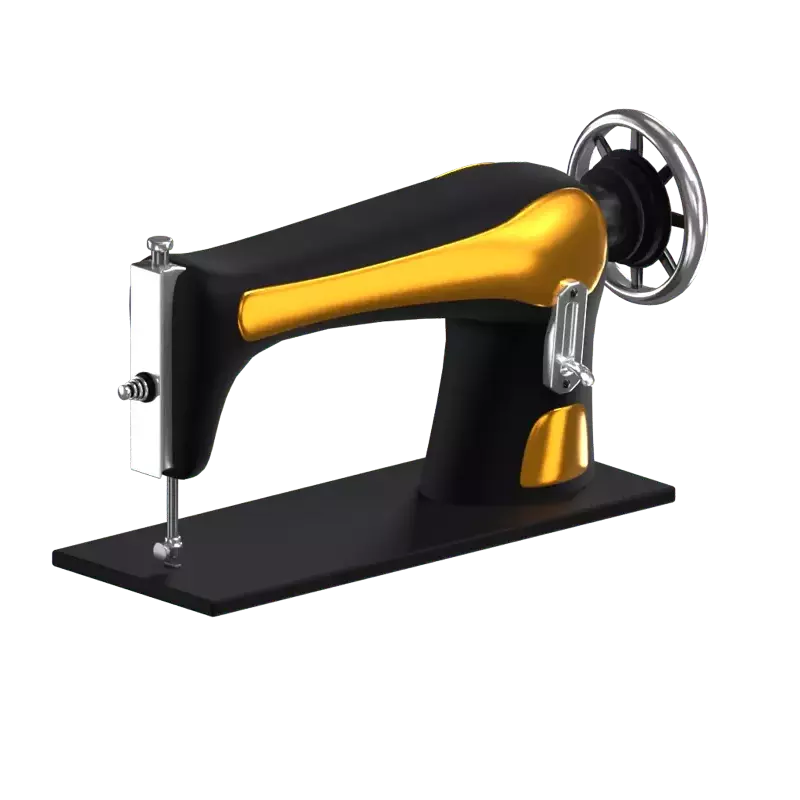 3D Old Sewing Machine Classic Model Design 3D Graphic