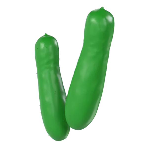 Small Cucumber 3D Graphic