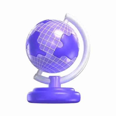 Globe 3D Graphic