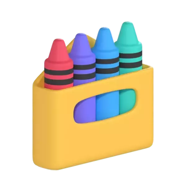 Crayones 3D Graphic