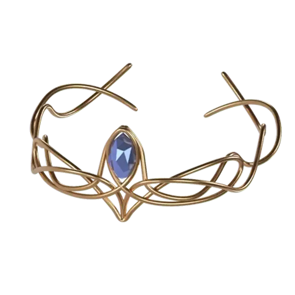 Tiara With Blue Diamond