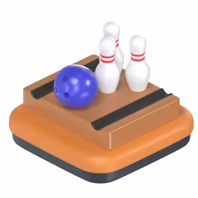 Bowling 3D Graphic