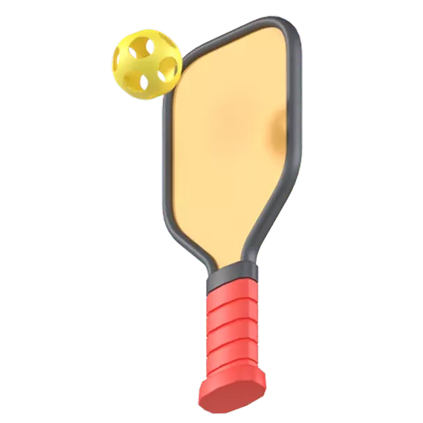 Pickleball 3D Graphic