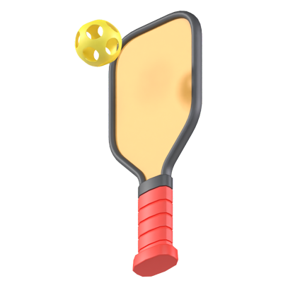 Pickleball 3D Graphic