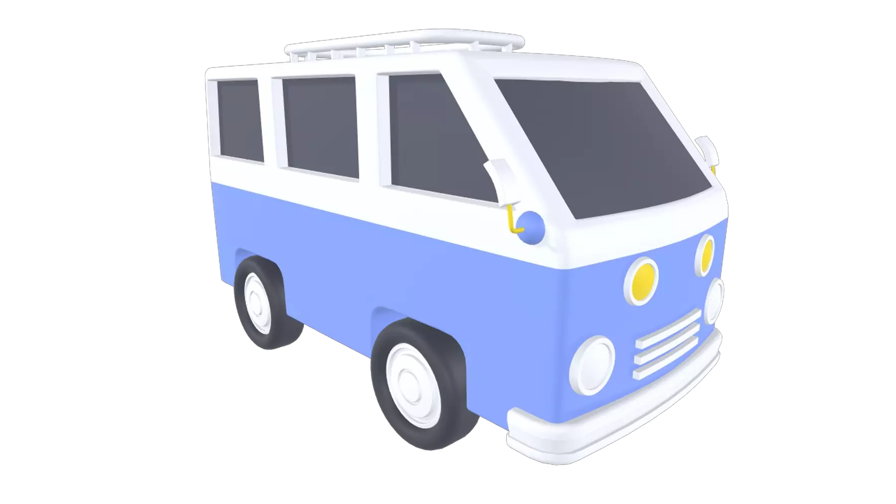 Camper Van 3D Graphic