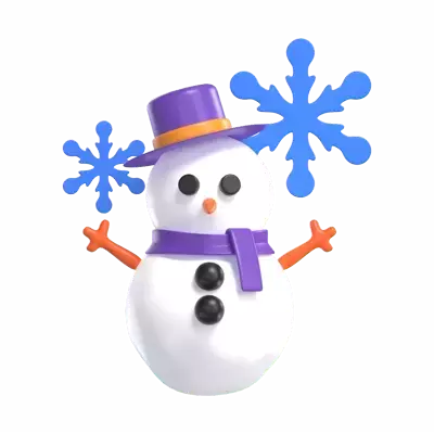 Snowman 3d model--b7517184-00d6-4f0a-88cd-2bf61c0a2884