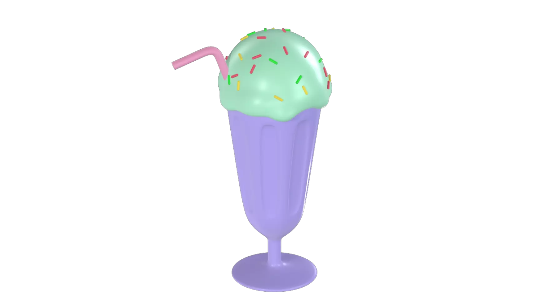 Milkshake 3D Graphic