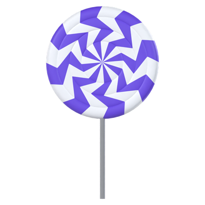 Lollipop 3D Graphic