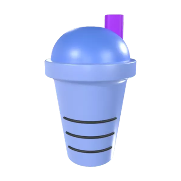 Gym Bottle 3D Graphic