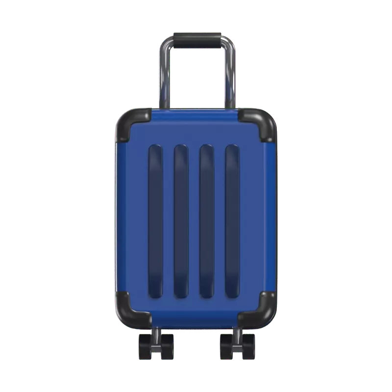 3D Luggage Model  Travel Companion 3D Graphic
