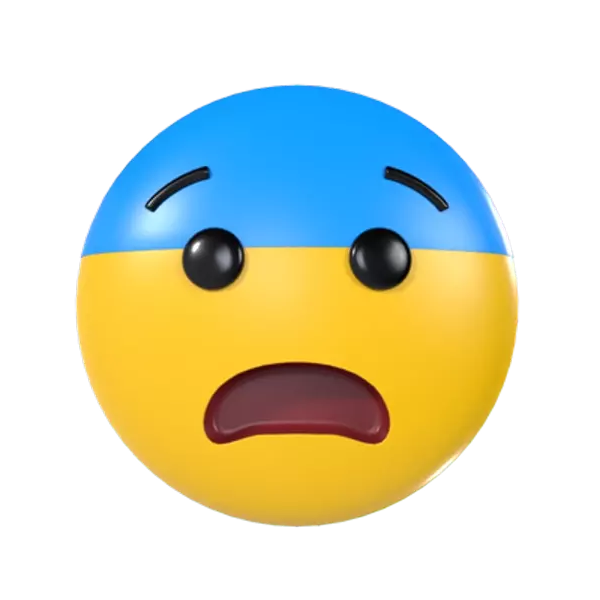 Fearful Emoji 3d model--c4385a8b-b7f2-4721-b51a-1b6e99f812a0