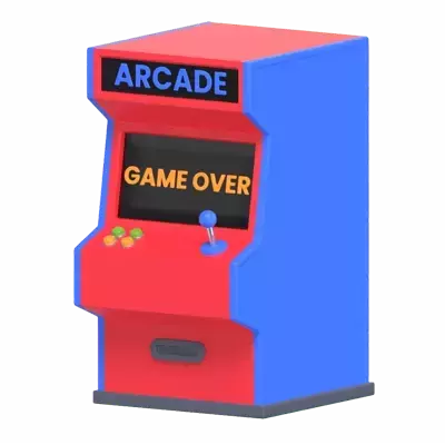 Arcade Machine 3D Graphic