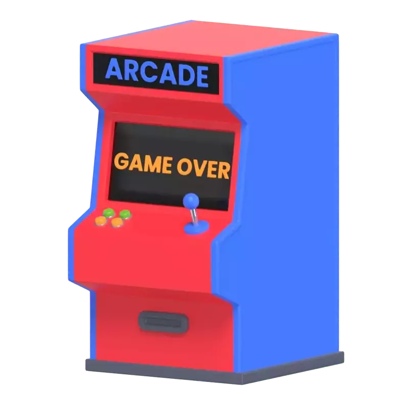 Arcade Machine 3D Graphic