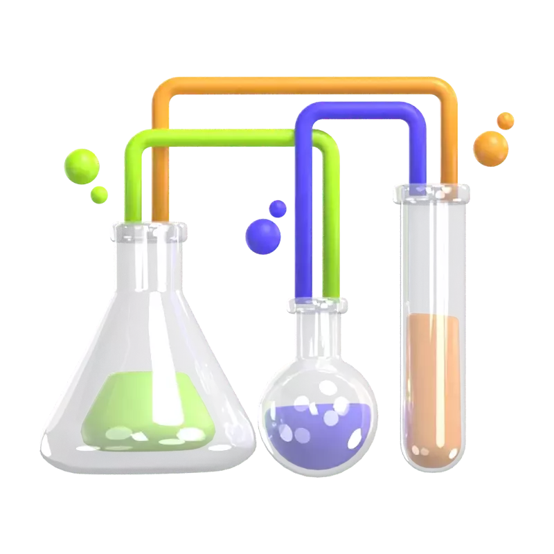Science Lab 3D Graphic