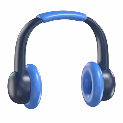 Headphone 3D Graphic