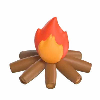 Fire 3D Graphic