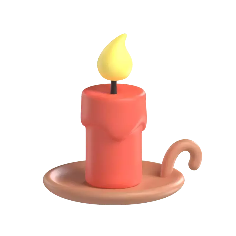 Candle 3D Graphic