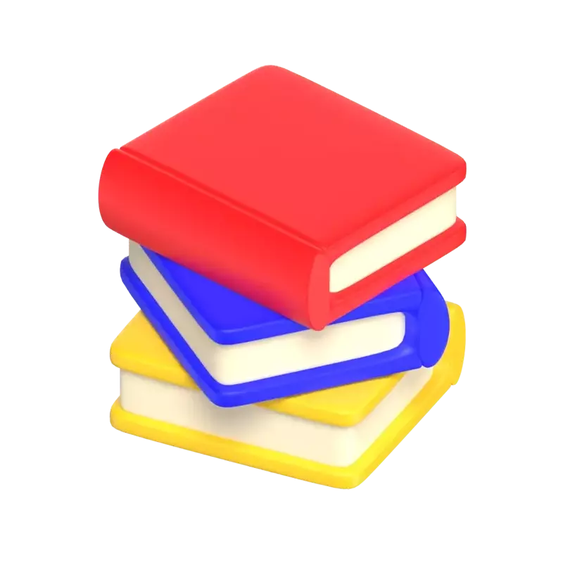 Book Apps 3D Icon Model For UI 3D Graphic