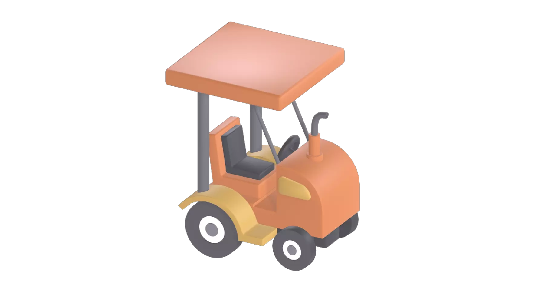 Tractor 3D Graphic