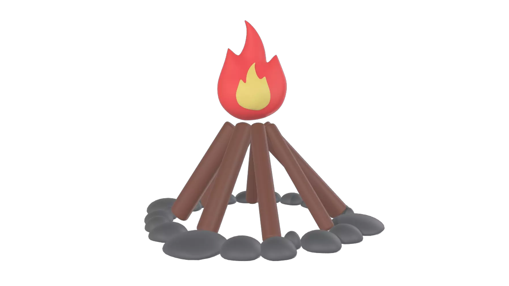 Campfire 3d model--63bb25ca-cbd6-4e25-ba83-1e769230bebe