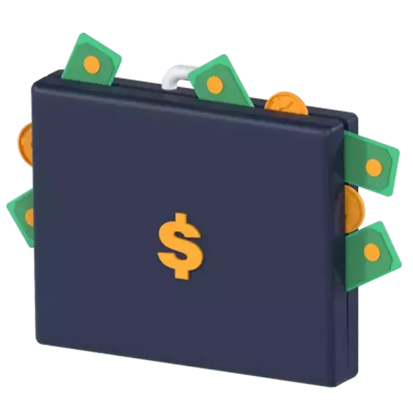 Money Bag  3D Graphic