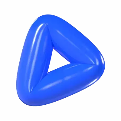 Triangle Balloon 3D Graphic