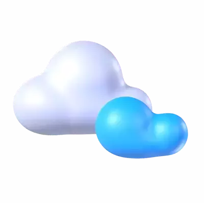Cloudy Weather 3D Graphic
