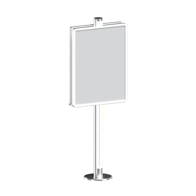 Advertising 3D Display Stand Mockup 3D Graphic