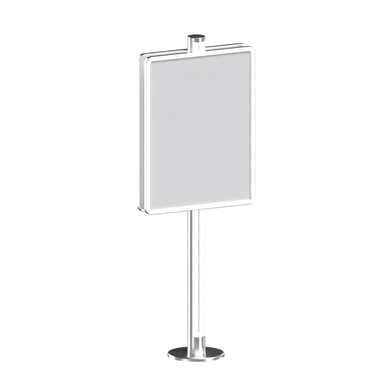 Werbung 3D Display Stand Mockup 3D Graphic