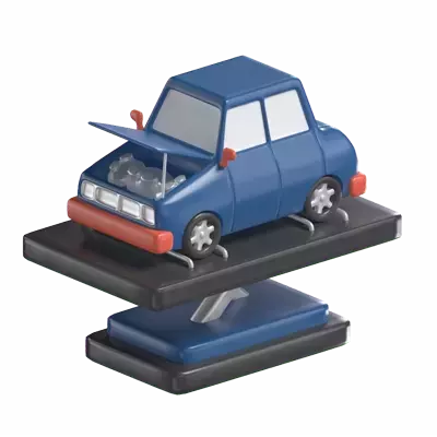 Car Lifter 3D Graphic