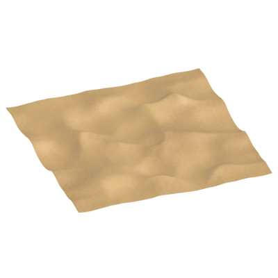 Desert Sand Environment Terrain With Soft Dunes 3D Model 3D Graphic