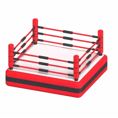 Boxing Ring 3D Graphic
